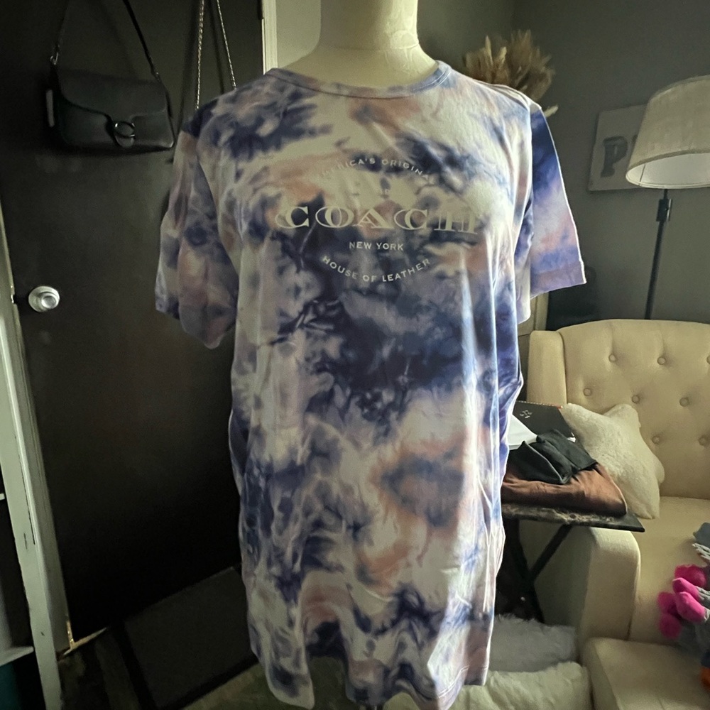 Coach Pastel Tie-Dye Tee